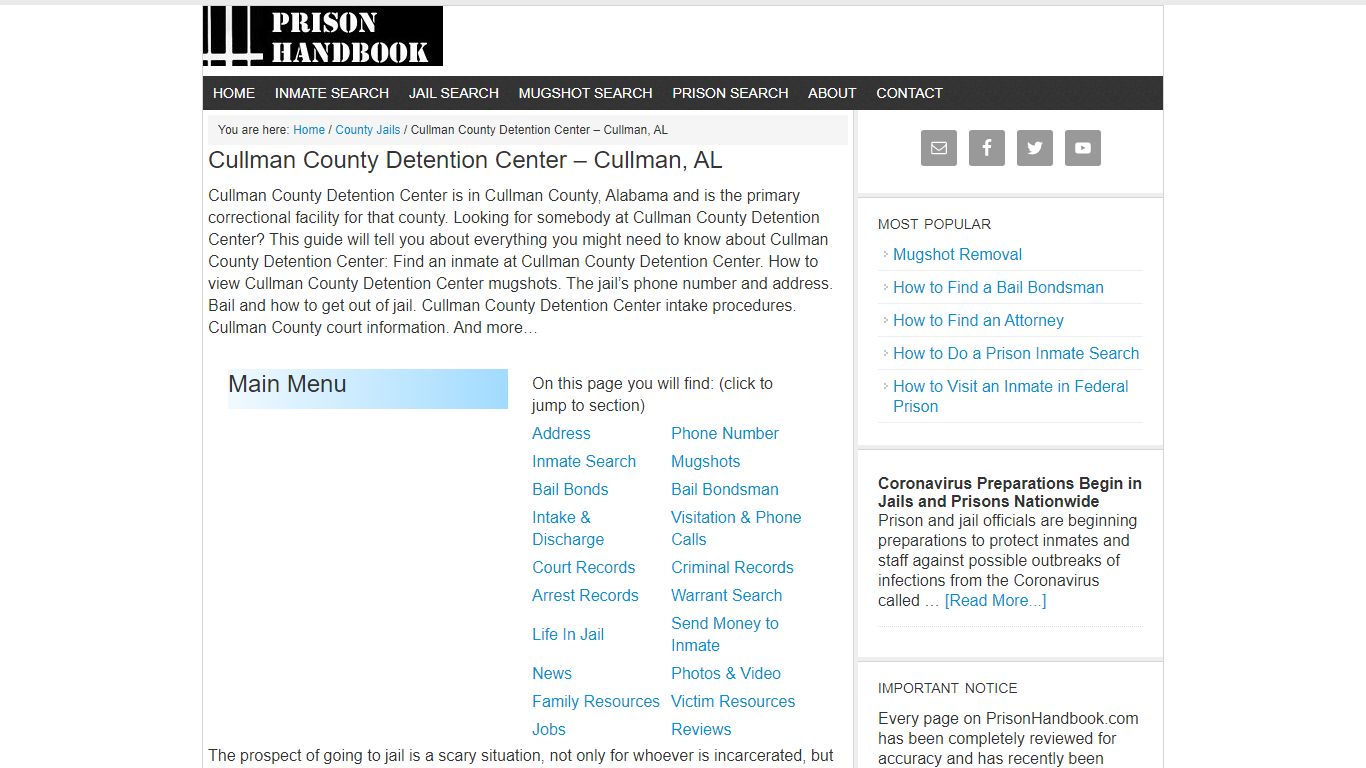 Cullman County Detention Center – Cullman, AL